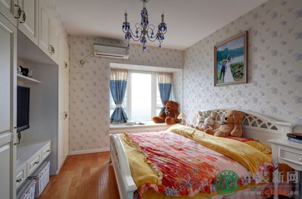 地中海风格住宅设计作品《情蓄向日葵》——卧室