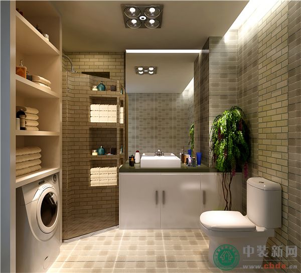 陈超设计作品：浪漫与现实完美融合的极简居住空间设计——卫生间
