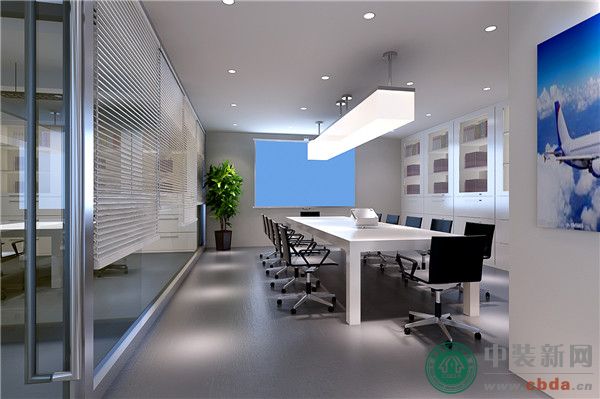 陈超设计作品：南通无人机简约办公区设计——会议室