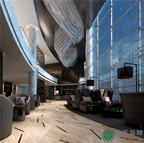 吕邵苍酒店设计事务所设计作品：艾迪二期效果图 大堂