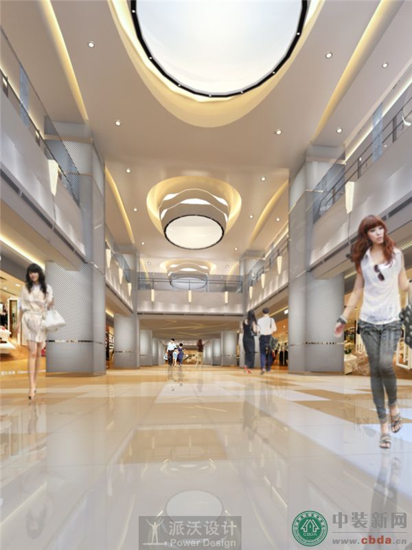 派沃作品：西安大唐西市国际购物中心效果图 6#挑空