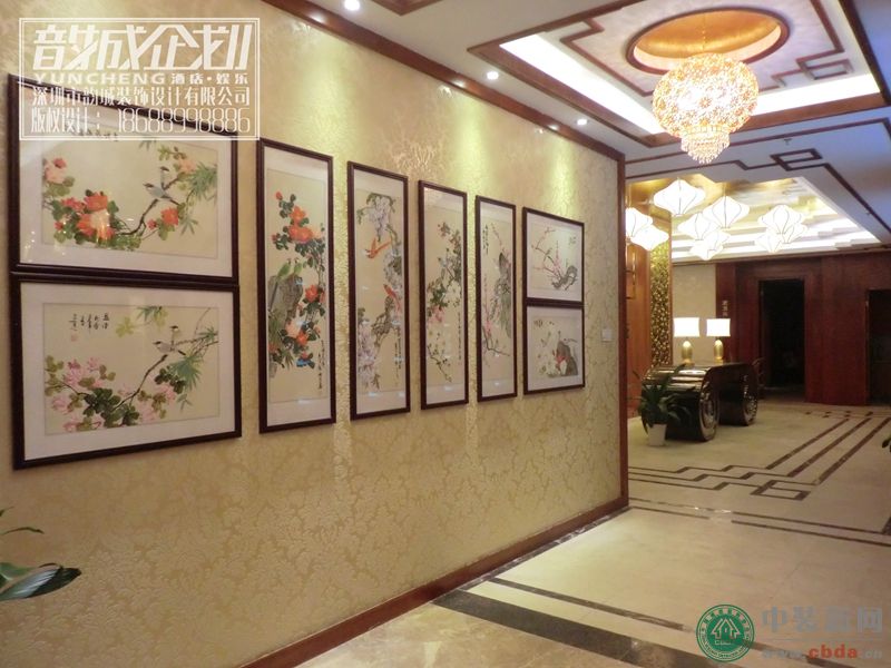 黄俊潜作品：南华大酒店中餐厅设计实景图