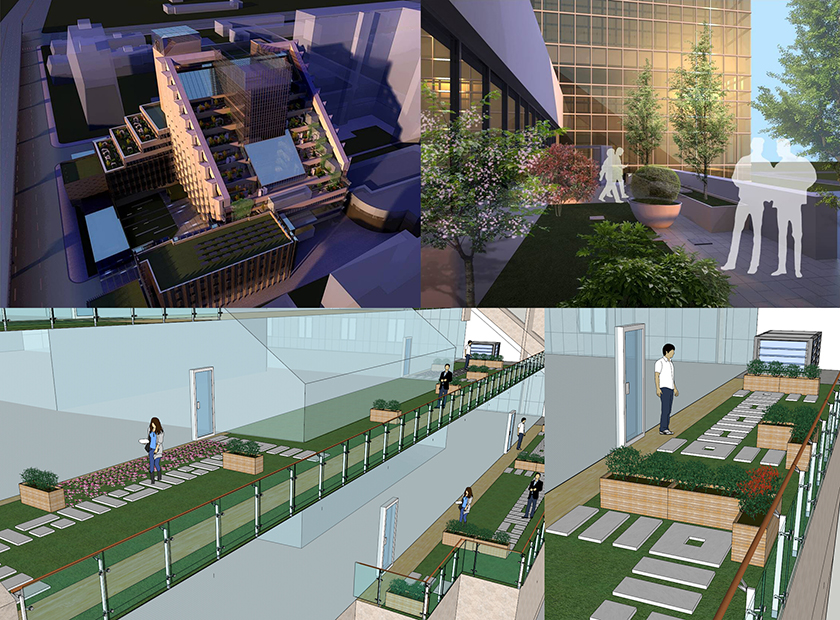图16屋顶绿化概念设计方案