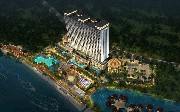柬埔寨西湖国际五星级酒店效果图