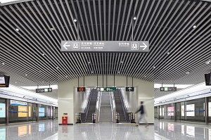 成都地铁1号线三期西博城站
