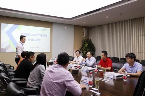 共謀發展 | 博大創始人徐凱宏與廣西建工二建公司董事長、黨委書記黃鼎龍舉行工作會談
